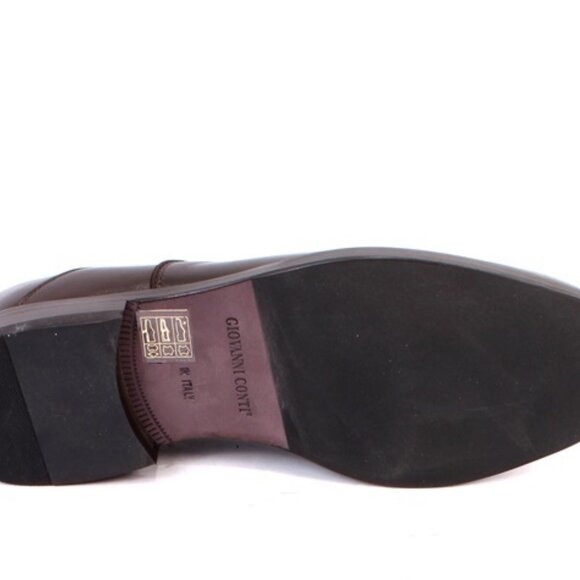 Giovanni Conti 3581a Brown Leather Classic Lace-Up Dress Shoes - Picture 8 of 8